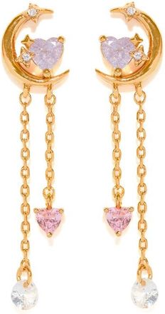 Girls Crew Cosmic Love Drop Earrings in Gold at Nordstrom