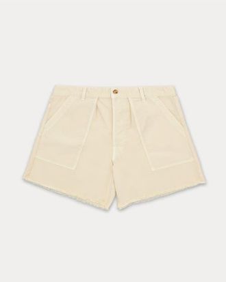 Fortela Colonel Cotton Bermuda shorts in Ecru at Nordstrom, Size 33 Eu