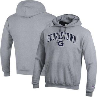 Champion Mens Champion Heather Gray Georgetown Hoyas Arched Logo Fleece Pullover Hoodie at Nordstrom, Size Xx-Large
