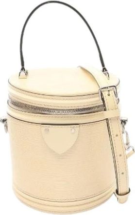 Louis Vuitton Pre-owned Cannes Epi Leather Handbag - Dames - Vintage Handtas - Geel - ONE Size - Leer - Vintage