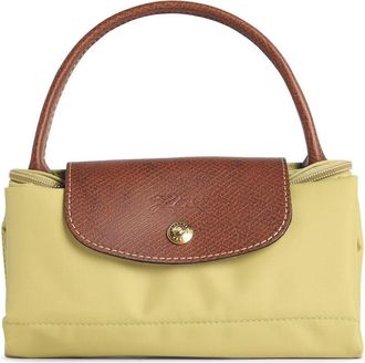 Longchamp Borsa Longchamp Con S Manico Le Pliage Original In Tela Pistacchio