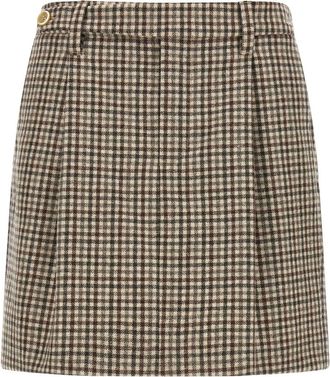 Brunello Cucinelli Beige Mini skirt