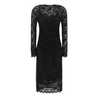 Diane Von F&uuml;rstenberg Kleedjes, Dames, Zwart, XS, Nylon, Darrius Jurk