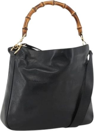 Gucci Pre-owned Handbags, female, Black, Size: ONE SIZE Pre-owned Vintage Hand Bag