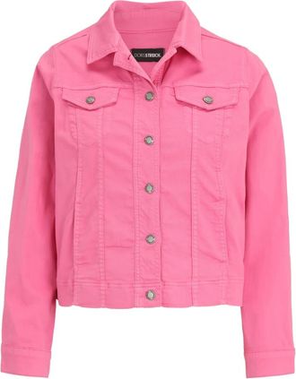 Doris Streich Jassen, Dames, Roze, 2Xl, Denim, Denim Jacket
