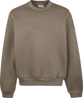 Fear of God Felpa Girocollo Eternal - - Sweatshirts & Hoodies - Uomo - Marrone - S