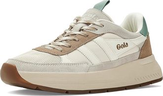 Gola Phoenix Womens Shoes White/Light Caramel/Green Mist : 7.5 B - Medium, Synthetic