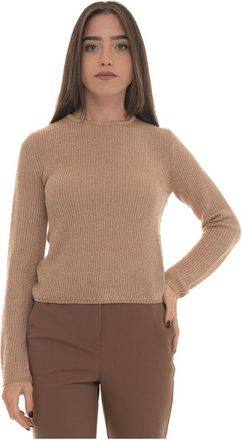 Pennyblack Round-neck Knitwear, female, Beige, Size: M Family Pullover