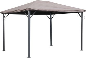 Quick-Star Schutzh&uuml;lle Wasserdicht 3x3,6m F&uuml;r Stoff Und Hardtop Pavillon Ersatzdach Abdeckung