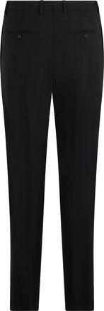 Celine Mens Trousers Slim Wool-Blend Black Polyester