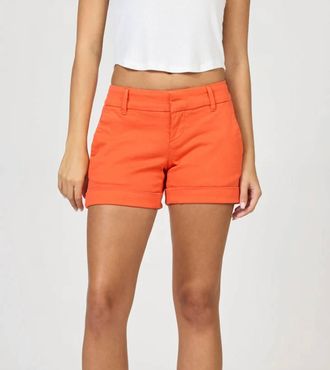Dear John Denim Hampton Rolled Hem Shorts In Grenadine