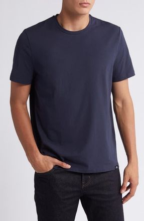 7 For All Mankind Luxe Performance T-Shirt in Navy at Nordstrom, Size Large