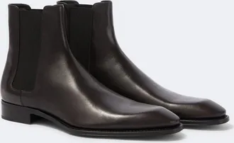 Saint Laurent Aurelien leather Chelsea boots