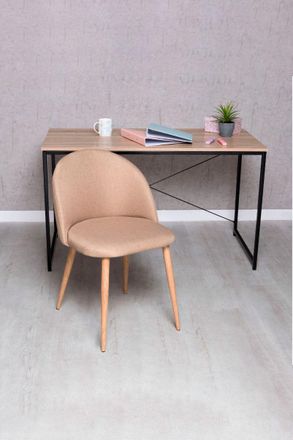 Regalos Miguel Regalos Miguel - Conjuntos De Mesa Y Sillas - Conjunto Escritorio Dek Y Silla Vint Tela - Marr&oacute;n Arena