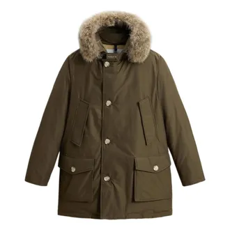 Woolrich Heren, Jassen, Groen, Maat: L Katoen