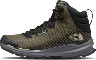 The North Face Mens Vectiv Fastpack Mid Waterproof Hiking Shoes In Military Olive/tnf Black