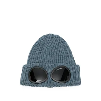 C.P. Company C. p. Company Goggle-detail Ribbed Beanie Hat