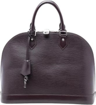 Louis Vuitton Pre-owned Handbags, female, Purple, Size: ONE SIZE Pre-owned Alma MM