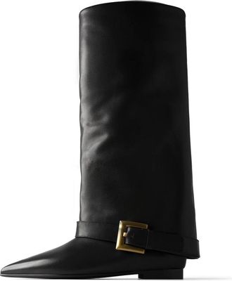 L37 Written in the Stars Hoge Laarzen - Dames - Cowboylaarzen - Zwart - 39 EU - Leer - Schoenen