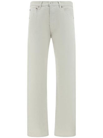 Fortela Jeans con cinque tasche - Bianco