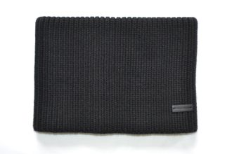 Saint Laurent Black Cashmere Knit Snood