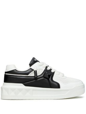 Valentino Garavani One Stud Leather Sneakers