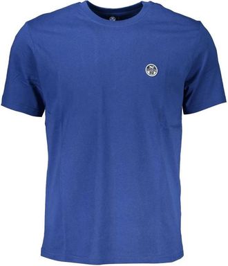 North Sails T-shirt met korte mouwen - Heren - T-shirts - Blauw - XL - Katoen - Tops