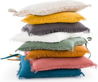 La Redoute Interieurs Stoelkussen in gevlochten katoen, Panama