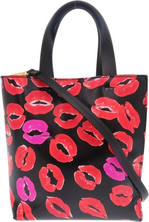 Marni pink Leather Handbag Shoulder Bag (Pre-Owned)