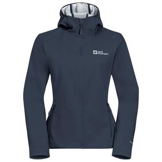 Jack Wolfskin Bornberg Hoody Softshelljacke f&uuml;r Damen | blau