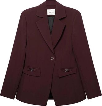 Aaiko Toulon Blazer - Dames - Jassen - Rood - Maat: L Leer