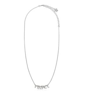 Versace Accessoires, unisex, Grijs, ONE Size, Ketting met logo