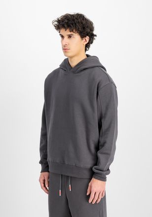 Alpha Industries Hoodie ALPHA INDUSTRIES Studio Edition Hoodie, Herren, Gr. XXL, grau (vintage grau), Obermaterial: 80% Baumwolle, 20% Polyester, loose fit, Sweatshirt