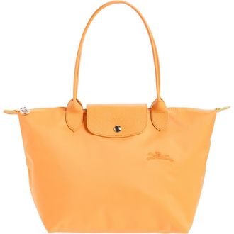 Longchamp Medium Le Pliage Recycled Canvas Shoulder Tote Bag in Orange at Nordstrom Rack