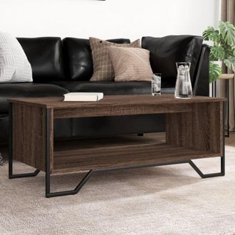 vidaXL Vidaxl - Coffee Table Brown Oak 100x51x40 cm Engineered Wood