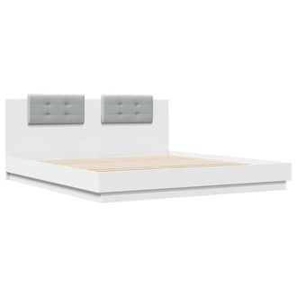 Berkfield Home Soft Bed Frame without Mattress White 160x200 cm