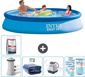 Intex Piscina Easy Set Redonda - 366x76 Cm - 8-piezas Scb55