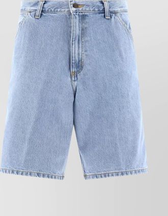 Carhartt Work in Progress belted shorts with front and back pockets