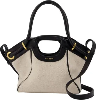 Balmain Mujer, Bolsos, Beige, Talla: ONE Size
