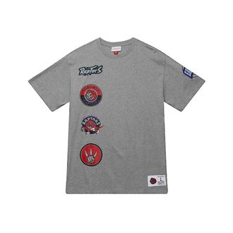 Mitchell & Ness Hombre, Camisetas, Gris, Talla: M