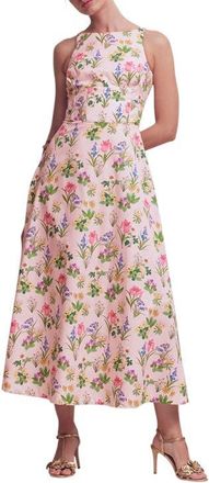 Boden Occasion Floral Print Maxi Sundress in Pink Floral at Nordstrom, Size 4