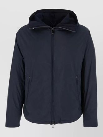 Emporio Armani hooded jacket featuring practical side pockets