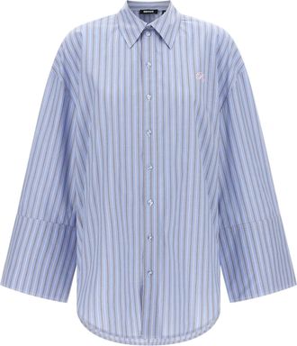 Rotate Poplin Oversized-Hemd