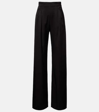 Max Mara Divo satin wide-leg pants