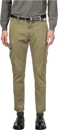 Mason's Chile Cargo Broek - Heren - Slim Fit Broeken - Groen - M - Katoen - Broeken