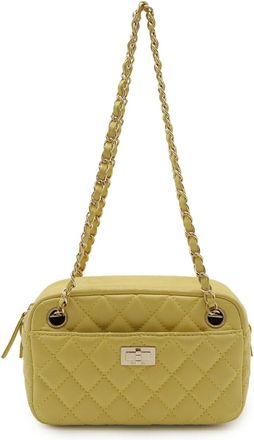 Chanel Leather Handbag Shoulder Bag (Pre-Owned)