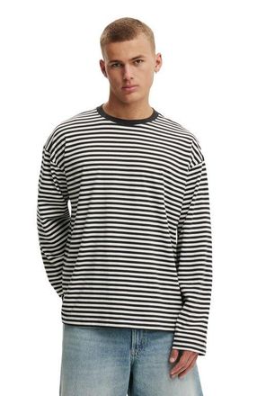 Cotton On Mens Cropped Fit Long Sleeve in Vintage White Washed Black at Nordstrom, Size Xx-Large