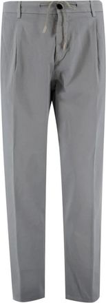 Eleventy Broek - Heren - Chinos - Grijs - W34 - Broeken