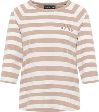Elbsand Celin T-Shirt T-Shirt f&uuml;r Damen | beige/wei&szlig;