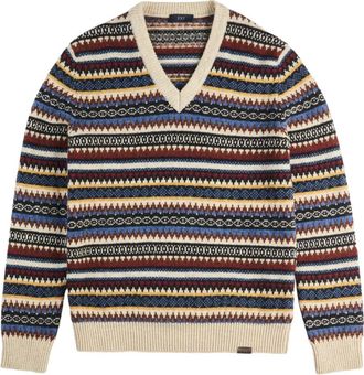 Fay Maglione con scollo a V - Toni neutri